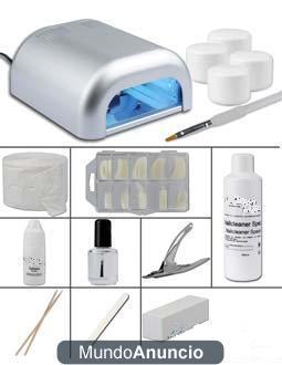 Kit-set gel profesional con lampara Completo!!