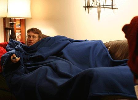 Manta con mangas polar Tipo Snuggie