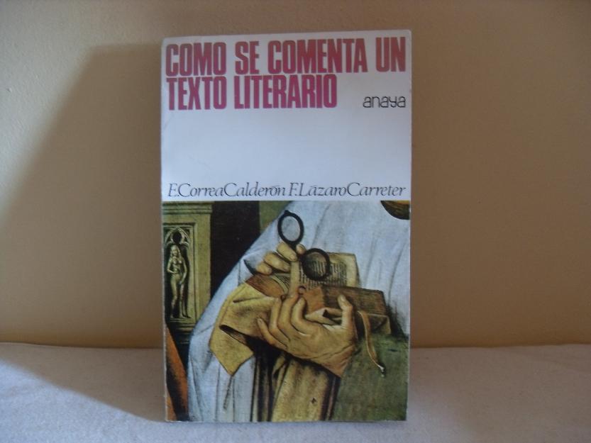 Cómo se comenta un texto literario