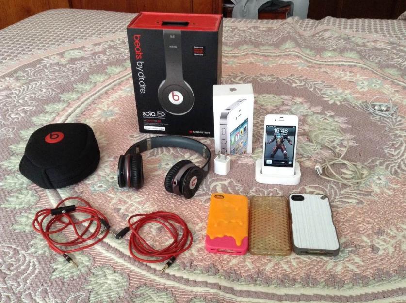 Iphone 4 mas beats solo hd