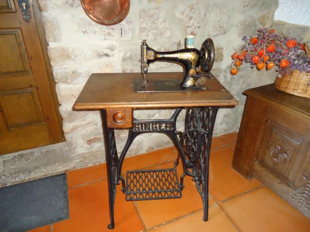 Máquina de coser singer de 1898