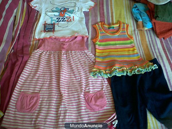 Lote de ropa niña talla 2 años de verano(7prebndas=5€)