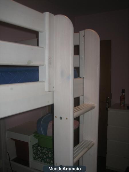 Estructura y Escalera para Cama Marca FLEXA