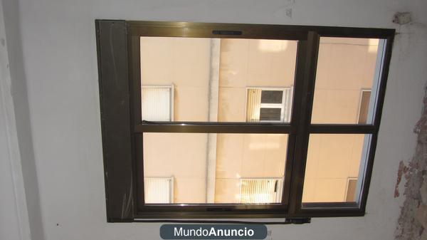 3 VENTANAS de ALUMINIO cristal CLIMALIT nuevas