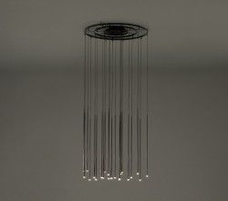 Vibia Colgante mini slim de 10 negro - iLamparas.com