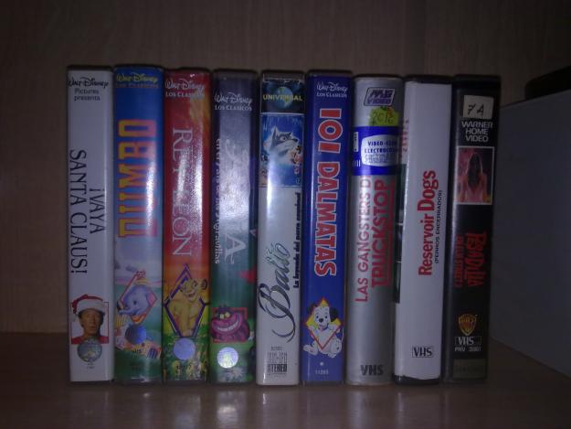 Coleccion peliculas vhs james bond 007+disney+otros