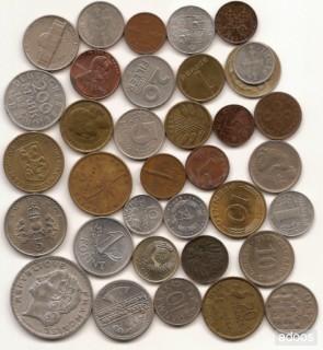 LOTE DE 63 MONEDAS ORIGINALES AÑO 1943 A 1978