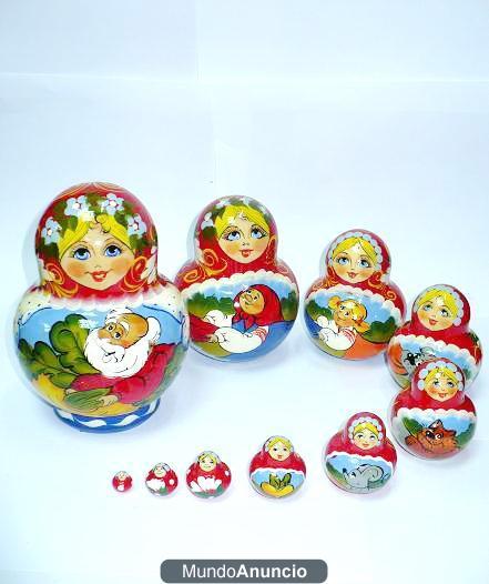 Muñecas rusas Babushki (Matrioskas, Matrioshka)