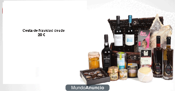 Cesta de Navidad de productos portugueses