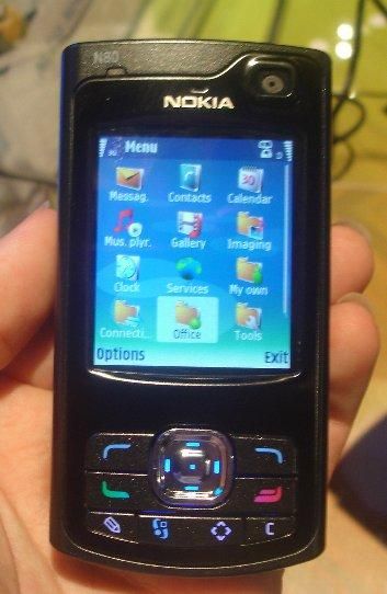 vendo Nokia N80 Internet Edition en perfecto estado y LIBRE. 100 €. N80 for sale