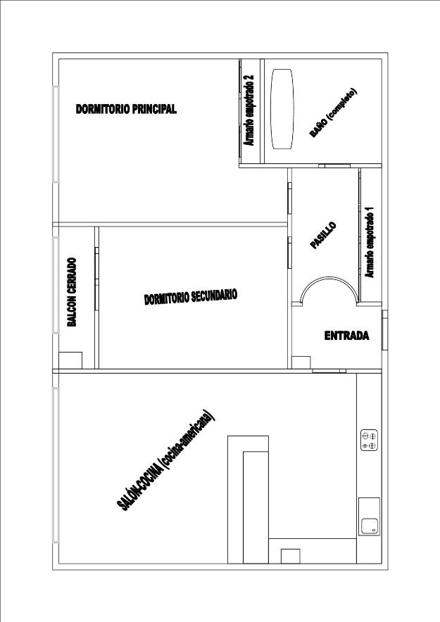 Apartamento en alquiler totalment amueblado a coruña- matogrande