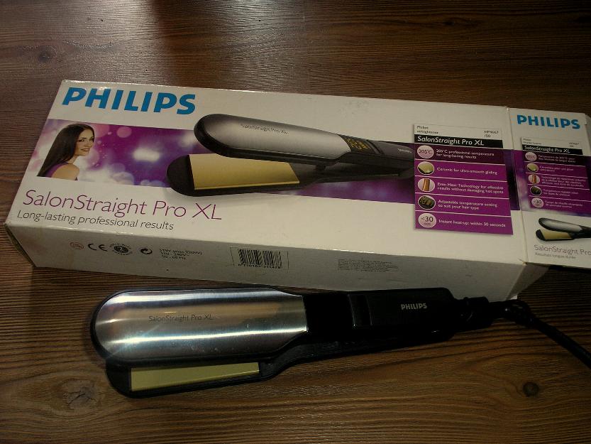 Plancha de pelo philips y regalo de tenacillas