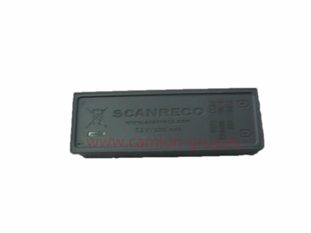 Bateria mando scanreco original ref eea2512 tipo 590,592 7.2 v2000 mah