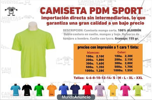 Camisetas publicitarias impresas con su dibujo