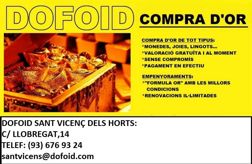 Mejoraremos tus ofertas!!! dofoid sant vicenç dels horts