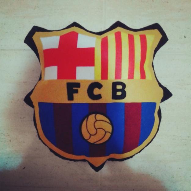 Cojín del FCB fieltro.