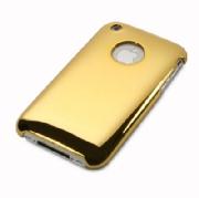 ACCESORIO MÓVIL IPHONE 3G FUNDA TRASERA CROMADA COLOR ORO - NUEVA - ENVÍOS GRATIS ESPAÑA