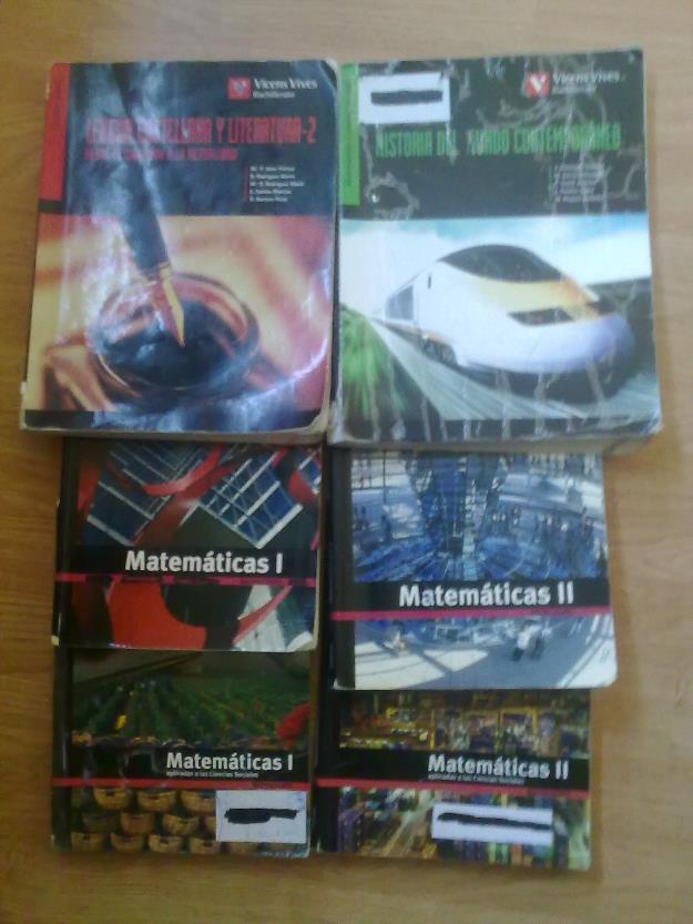 Vendo libros de bachillerato