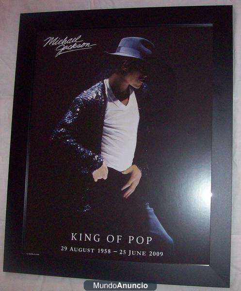 CUADRO MICHAEL JACKSONKING OF POP