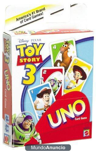 Mattel Toy Story Juego Cartas Uno