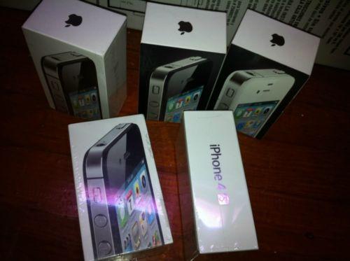 5 UNIDAD (€ 775) nuevo Apple iPhone 4S 32GB - Blanco y Negro W / GARANTÍA