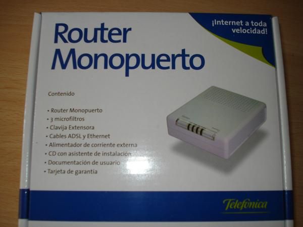 router monopuerto