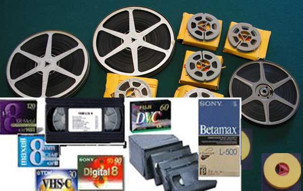 Digitalitzar pel.licules de cine y vídeo a DVD Super 8 8mm 16mm VHS HI8 MINIDV