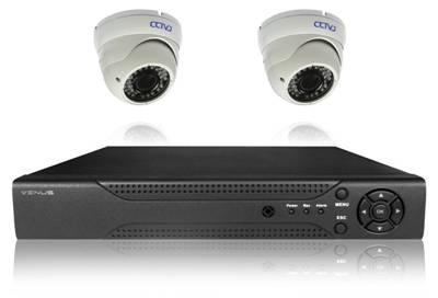 kit cctv de 2 Cámaras completo y económico´para visualización por móvil