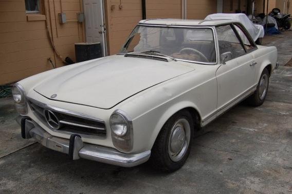 1964 Mercedes Benz 230SL Hardtop/Softtop Proyecto