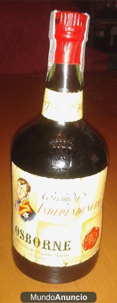 VENDO BOTELLA BRANDY INDEPENDENCIA