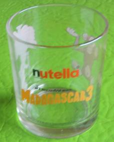 Vaso Nutella. Madagascar 3