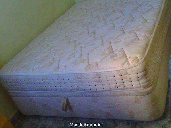 Cama canape de matrimonio con colchon.