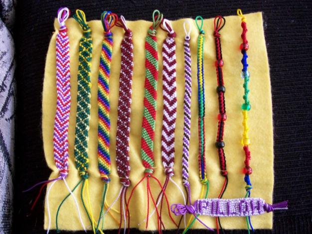 Pulseras de hilo