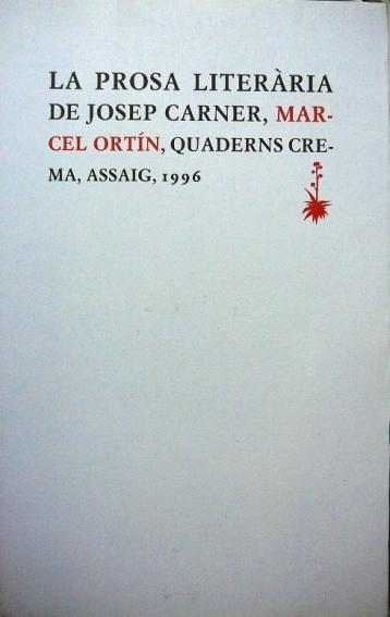 La prosa literària de Josep Carner