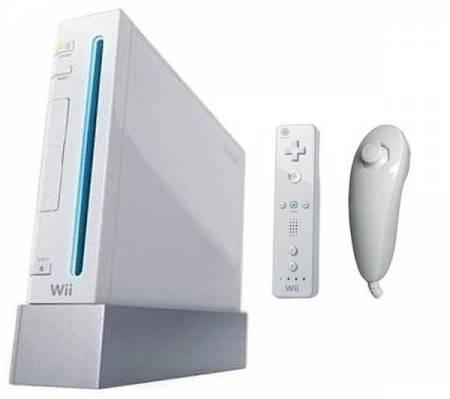 Se vende wii blanca + 2 mandos + 2 nuchus (+ regalo: juego Wii Sport + juego Naruto