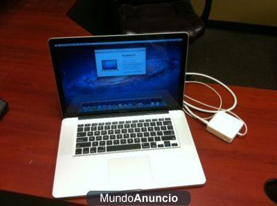 Apple macbook Pro 15.4 , i7 , 4g ram , 500g hd , Lion Mac OSX 2011 model