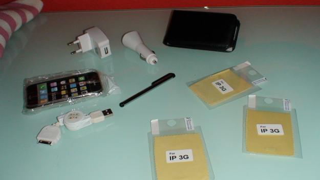 muchos accesorios para iphone 3g nuevos