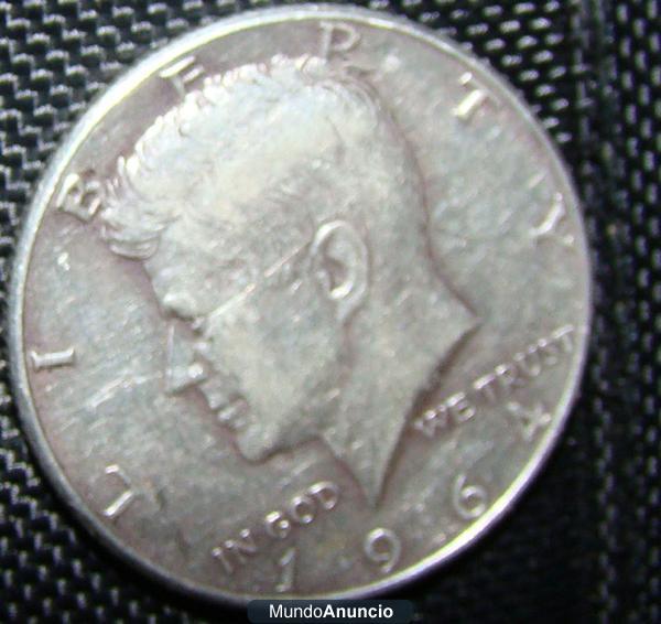 vendo moneda de plata de Jhon F.Kennedy, 1964