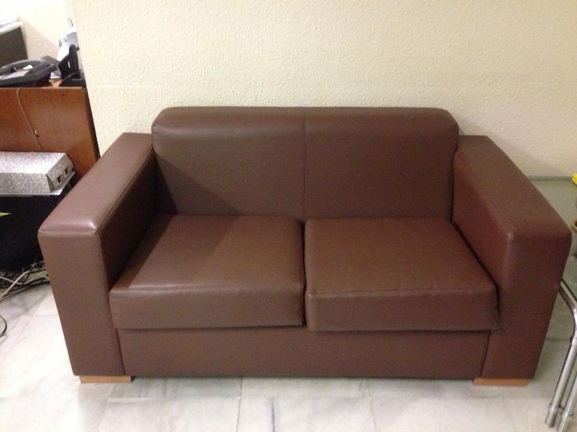 Sofa 2 piezas marron