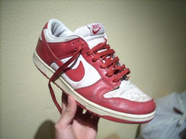 Zapatilla Nike Dunk Low Pro (Rojas/Blancas)