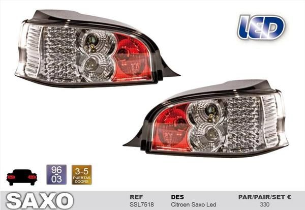 PILOTOS TIPO LED CITROEN SAXO 1996-2003 3/5P