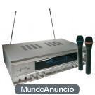 AMPLIFICADOR CON MICROS INALAMBRICOS