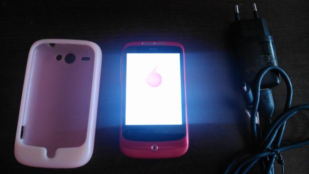 Vendo HTC Wildfire rojo (usado) en perfectas condiciones