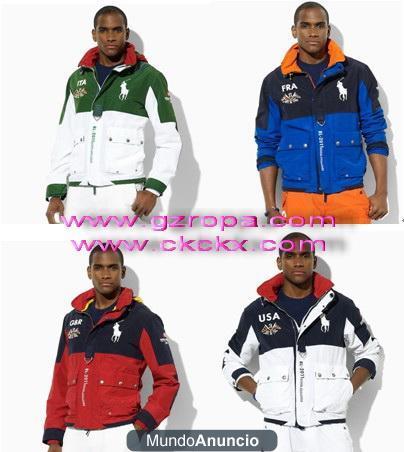 2012 POLO Chaquetas, Ralph Lauren chaquetas de algodón 100%