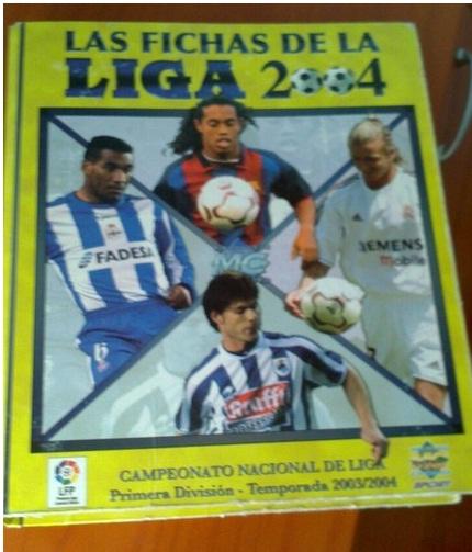 Album fichas de la liga 2004 casi completo - faltan 21