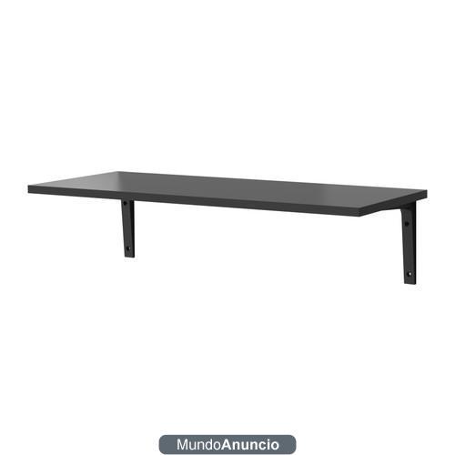 Se venden baldas del Ikea negras y rojas