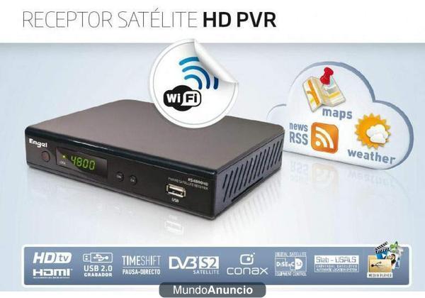 Decodificador / Receptor Satelite Engel RS4800HD con un regalo* MUY ESPECIAL !!!