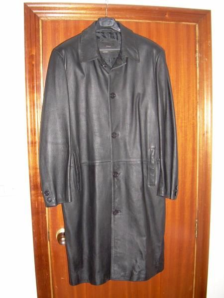 Abrigo de Cuero 4/4 Tipo Matrix talla XL