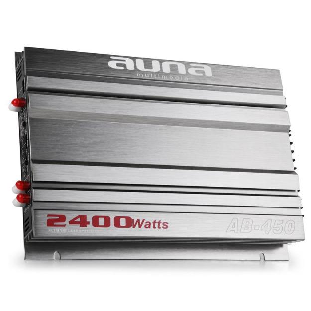 Amplificador Auna AB-450/ 4-Canales 2400W