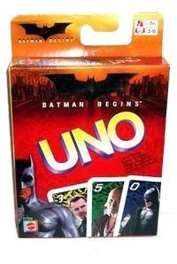 JUEGO CARTAS UNO BATMAN BEGINS! ! !